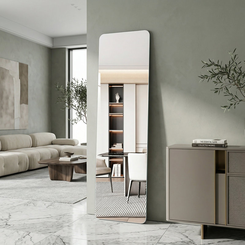 Miroir pleine grandeur sans cadre, 56 po x 15 po