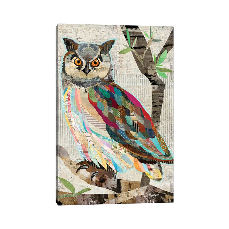 Owl Watch Over You by Traci Anderson - Painting on Canvas, 66.04cm H x 45.72cm W x 1.91cm D, Wrapped Canvas