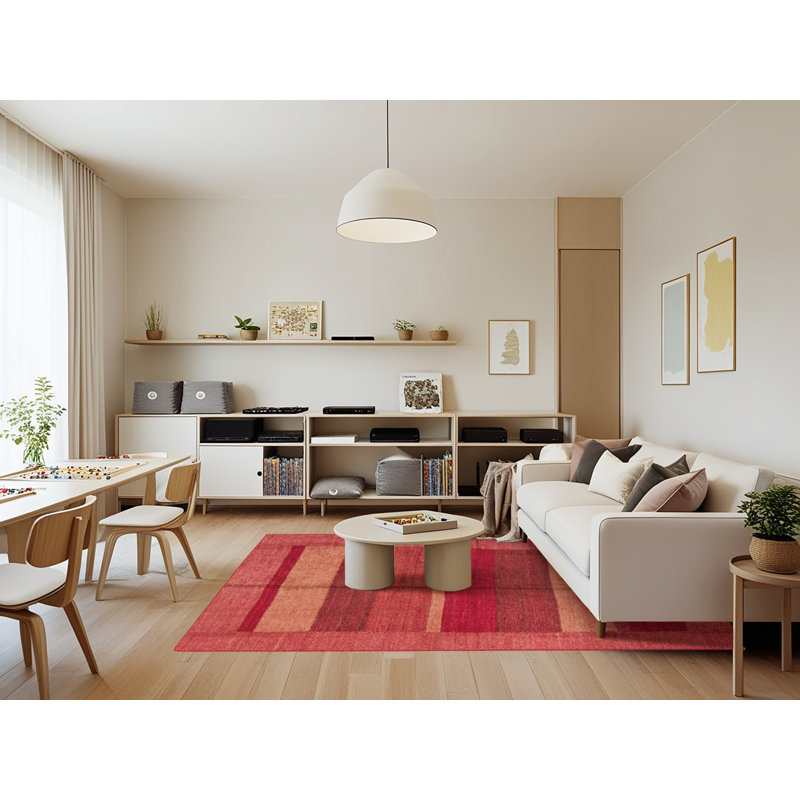Abstract Indoor Rug, Rectangle 7' x 9'