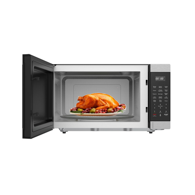 Frigidaire, 2,2 pi³ Pi. Four à micro-ondes de comptoir, acier inoxydable