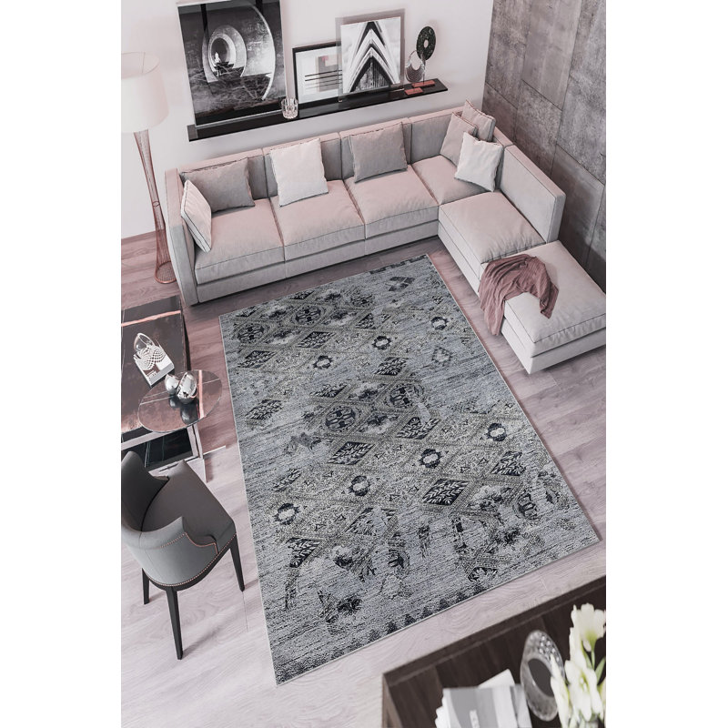 Eco-Friendly Hall Carpet, 100% Polyester, 39.4 x 59.1 inches | Antibacterial, Non-Slip PVC Dot Underside, 650 g/m² | Machine Washable, Digital Print, Low Pile Height 0.2 inches | Perfect for Living Room & Entryway Decor