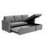 Tannum 3 Seater Velvet Sofa Bed-1319665164