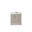 Meuble-lavabo simple 36 po avec plateau en quartz Alys