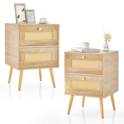 Conan 40 cm W Bedside Table