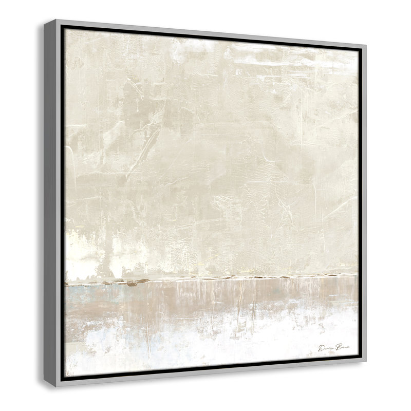 Delevan Better Days - reproduction de cadre flottant sur toile, H 25,5 po x l 25,5 po, Argent argent