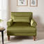 Fauteuil Velvet Grand Vintage avec support ergonomique et pieds à colonnes romaines-1934265408