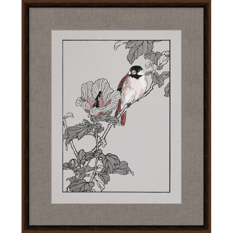 Native Bird Block 5 - Peinture encadrée