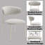 Kalam Light Gray Fabric Finish Side Chair (Set Of 2)