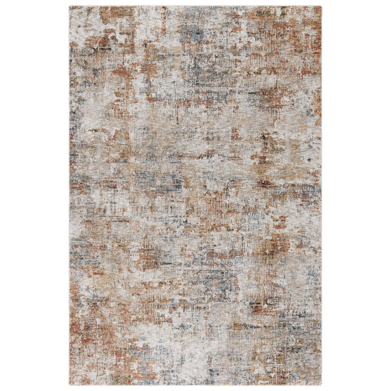Silverado Performance Abstract Rug, Square 6'4"
