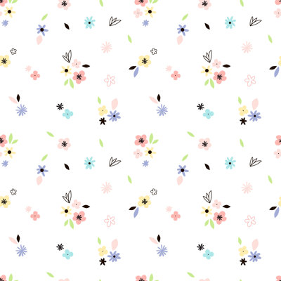 Lathan Peel & Stick Floral Roll