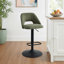 Tabouret de bar rotatif à hauteur ajustable Bridgette