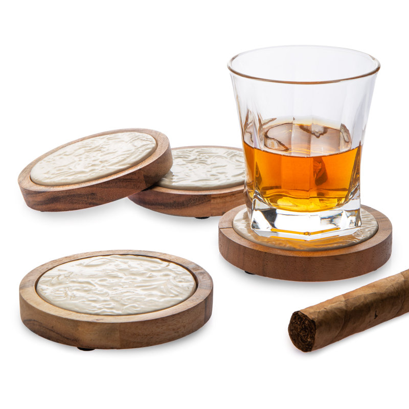 Ensemble de sous-verres Eva Floral