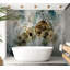 Murale abstraite pelez et collez - Nature et lunaire-1452294054