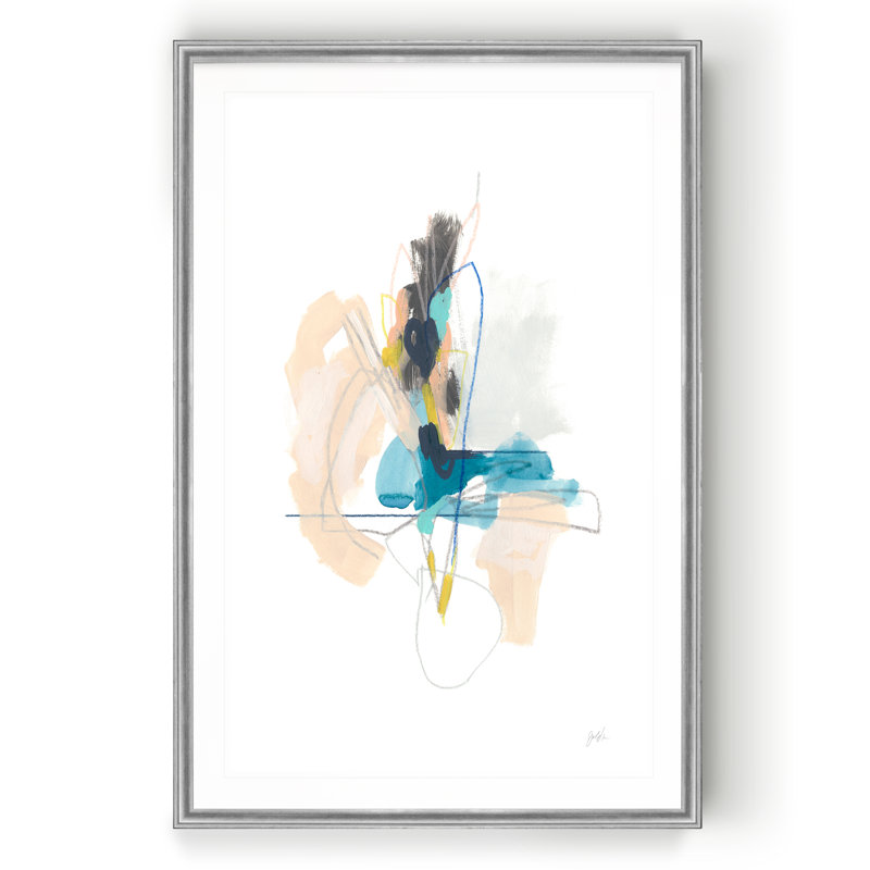 «Static Energy II», reproduction sur toile, H 22,5 po x l 30,5 po x P 1,5 po, Encadrement argenté