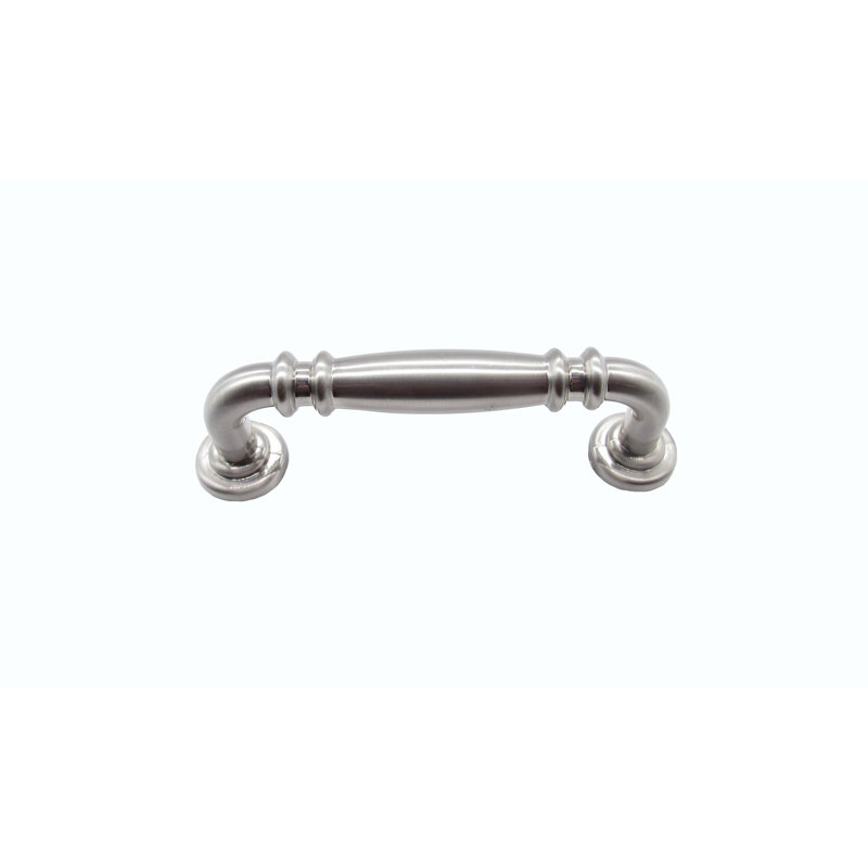 Poignée arche 3 po Traditional, Nickel satiné