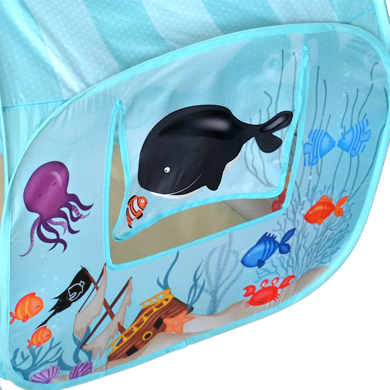 Tente de jeu escamotable en polyester 3 pi x 3 pi avec sac de transport