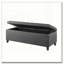 Banc de rangement capitonné à fermeture douce-2114387074