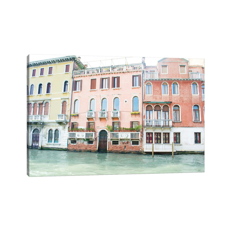 Canal Building II By Nan - Wrapped Canvas Photograph by Nan - Wrapped Canvas Print, 20.32cm H x 30.48cm W x 1.91cm D