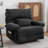 Oversized Manual Recliner Chair Sofa With Super Soft Fleece, Massage Pillow, And Generous Seat Width For Ultimate Comfort, Recliner-1745925831