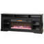 Console télé avec foyer électrique, rangement ouvert et armoires latérales-1380798487