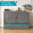  Queen Solid Wood Murphy Bed Cabinet Bed With Drawer & USB Station-658558525