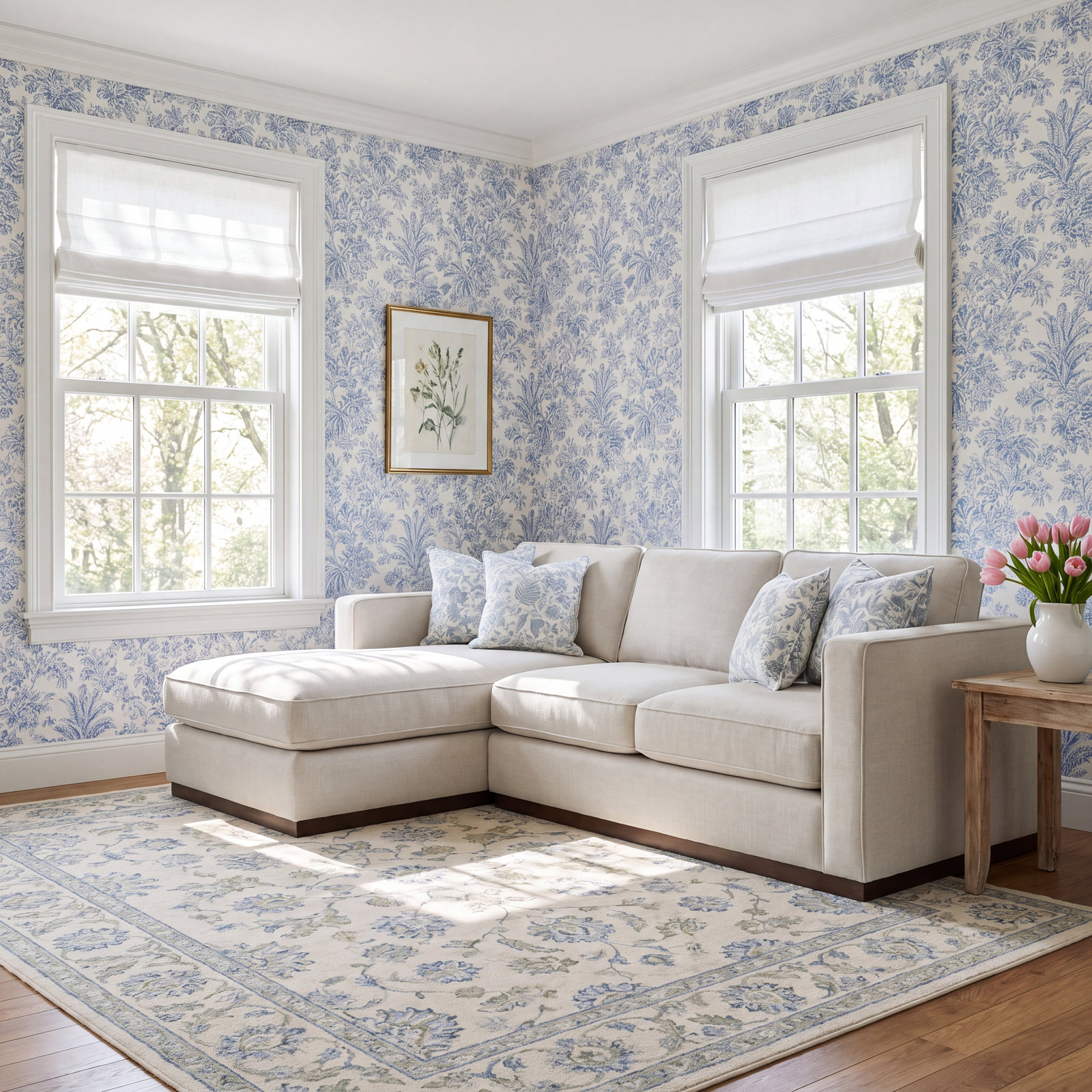Bobbi 3-Piece Linen Living Room Set, Effie Linen