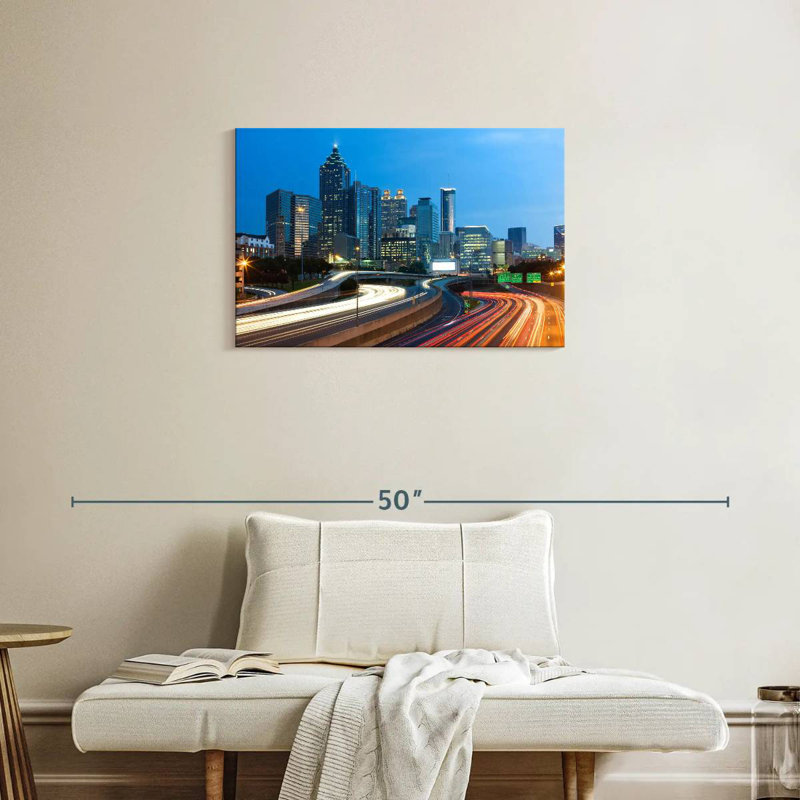 Ravi Downtown Atlanta Light Trails, H 20 po x l 30 po