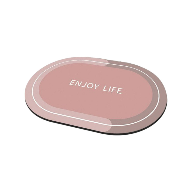 Bathroom Absorbent Floor Mats Crystal Velvet Cushions Toilet Foot Mats Toilet Door Non-slip Household Drying Bathroom Mats