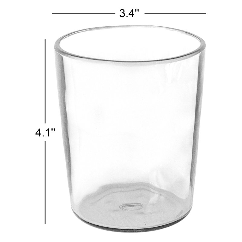 Walling 6 - Piece 14.6oz. Acrylic Barware Set, Gray