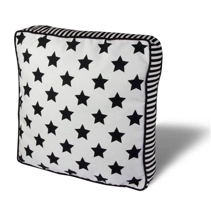 Coussin carré de qualité supérieure, 16,5 x 16,5 pouces, 50% coton / 50% polyester | Lavable et repassable avec fermeture à glissière dissimulée | Rembourrage en silicone pour un confort ultime | Housse amovible, parfaite pour la décoration intérieure et la détente