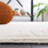 Dreshon Hand Tufted Wool/Cotton Greek Key Border Rug in Ivory-870729886