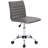 Kaycee Faux Leather Mid Back Swivel Computer Task Desk Chair-60468709