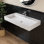 Lavabo de salle de bain mural 39 "avec trou pour robinet