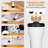 Electric Spin Scrubber Cordless Handheld Rechargeable Cleaning Brush with 4 Replaceable Heads