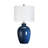 22.5in Ceramic Table Lamp With Drum Shade-1514481186