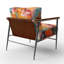 Davidenko - Chaise d'appoint rembourrée Palm Trees-2101125287