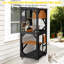 Cage pour chat avec abri pour chat avec cage de repos, hamacs, housse imperméable pour chat