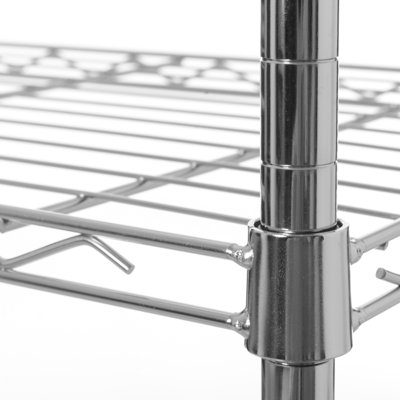 Helmut 60cm W Metal Height -Adjustable Shelving Unit