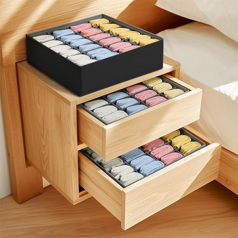 Rangement à 24 tiroirs pliables
