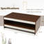 Kavel Frame Coffee Table with Storage
