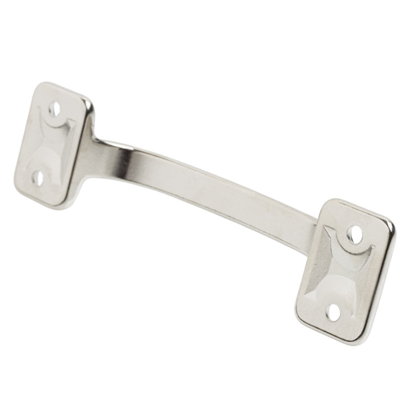Poignée de tiroir robuste (entraxe: 4 po), Nickel