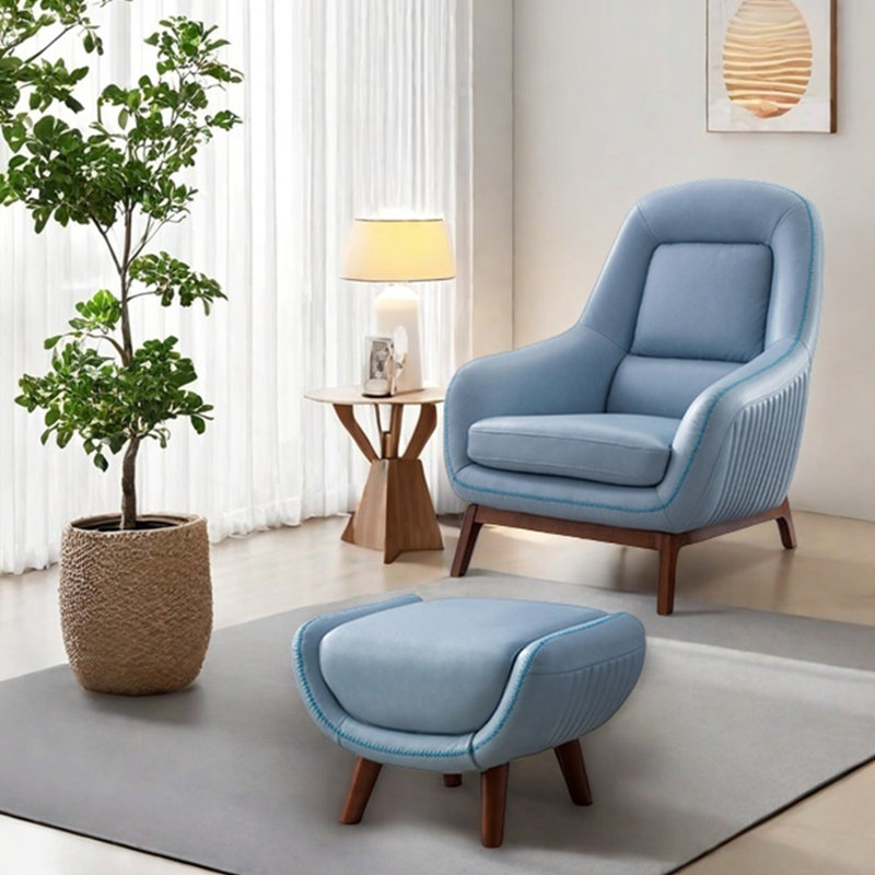 Chaises décontractées légères à rayures