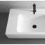 Lavabo de salle de bain, surface solide, installation murale ou de comptoir, 47 po avec trou de robinet simple-69275328