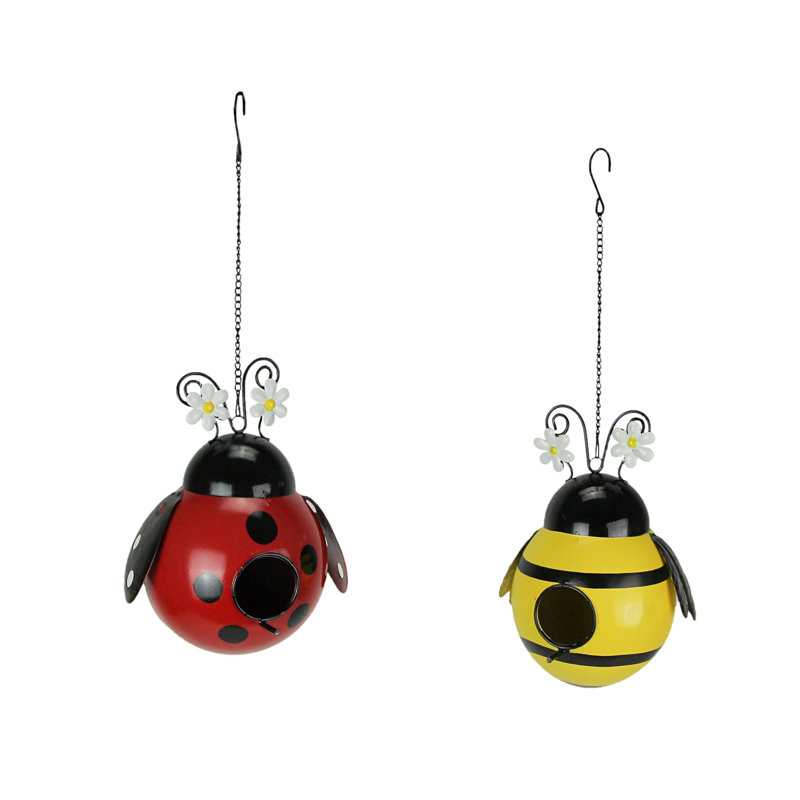 Maison d'oiseaux 9 po x 6,5 po x 6,5 po Lilyth