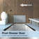 24-25 3/8 in.W x 72 in.H Pivot Frameless Glass Shower Door