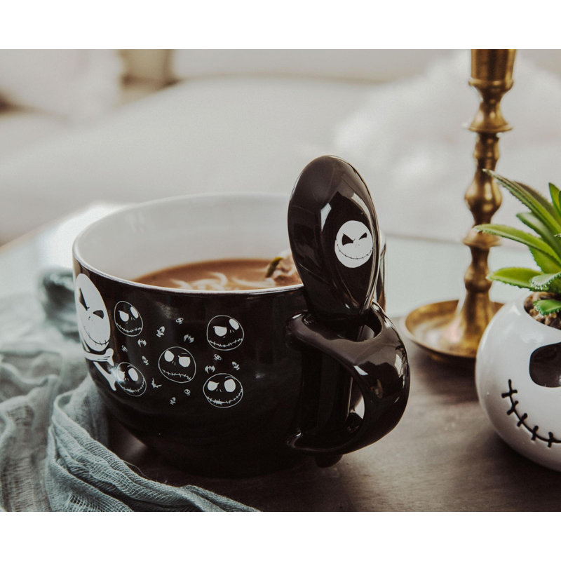 Tasse à soupe en céramique avec cuillère Disney The Nightmare Before Christmas