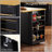 48Inch Large Kitchen Island With 2 Bar Stools, Power Outlet, Door Internal Storage Rack, Kitchen Storage Cart On 5 Wheels With Drop Leaf, 5 Open Side Racks, 2 Drawers,For Kitchen,Dining Room-612775958