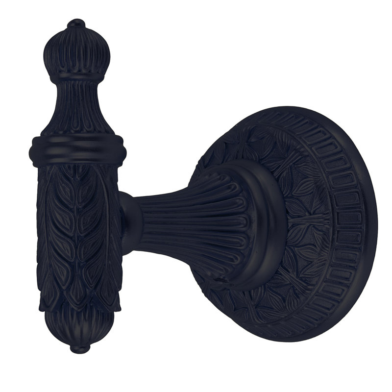 HAMPTON SMALL HOOK; MUSEUM GOLD FINISH, Matte Black