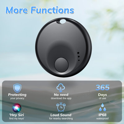 Paquet de 4 balises Air Tag Premium Tracker Smart Tag - Bluetooth Tracker, recherche de clés et localisateur d'articles pour clés, sacs et plus