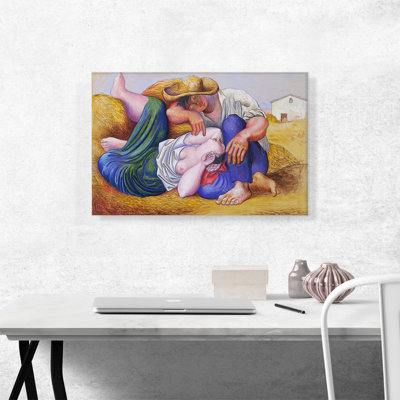 " Sleeping Peasants 1919 " by Pablo Picasso Painting Print